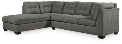Seccional de 2 piezas Pitkin con chaise longue - Pizarra