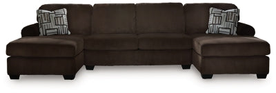 Seccional de 3 piezas con chaise longue doble Landsings