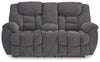 Loveseat reclinable Foreside con consola