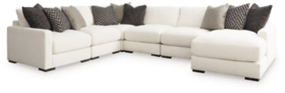 Seccional Elissa Court de 6 piezas con chaise longue