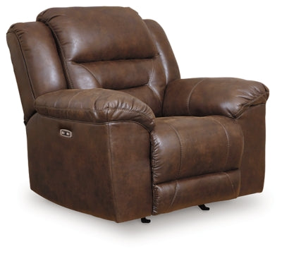Stoneland Power Recliner - Chocolate