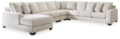 Seccional Lerenza de 5 piezas con chaise longue - Abedul