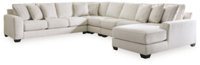 Seccional Lerenza de 5 piezas con chaise longue - Abedul