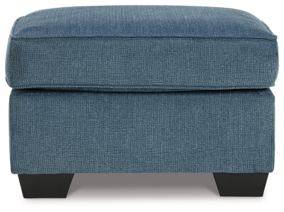 Cashton Ottoman - Blue