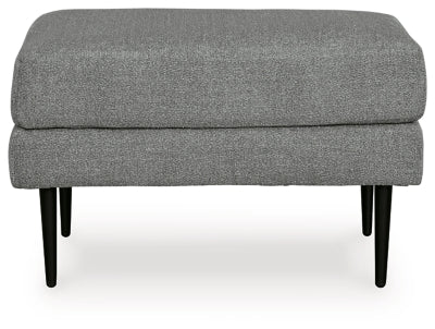 Hazela Ottoman - Charcoal