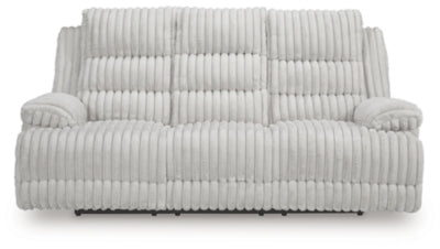 Technique Power Reclining Sofa with Drop Down Table