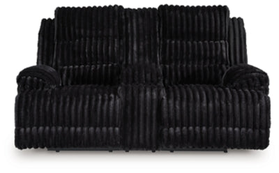 Technique Power Reclining Loveseat with Console