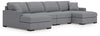 Seccional de 4 piezas con chaise longue Omaha by Ashley