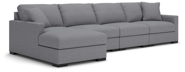 Omaha by Ashley 4-Piece Sectional with Storage Chaise