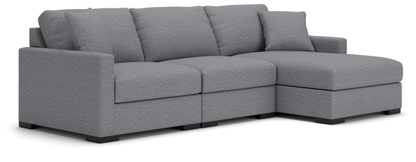Omaha by Ashley 3-Piece Sectional Sofa Storage Chaise