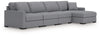 Seccional de 4 piezas con chaise longue Omaha by Ashley