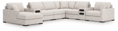 Seccional Omaha by Ashley de 8 piezas con sistema de audio y chaise longue