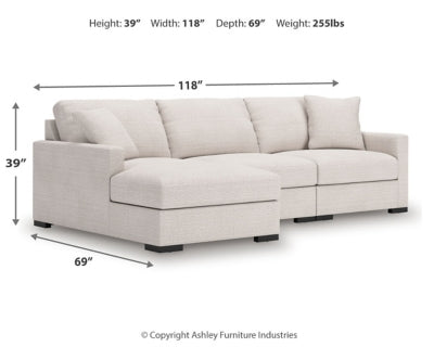 Seccional de 3 piezas con chaise longue Omaha by Ashley