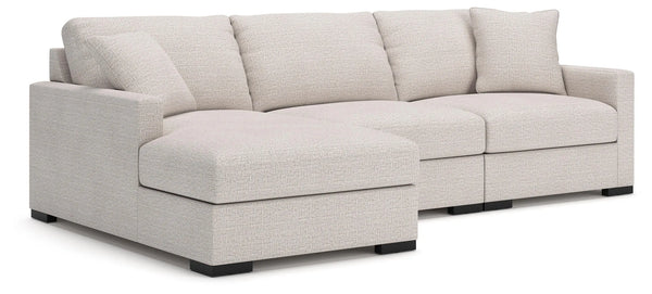 Omaha by Ashley 3-Piece Sectional Sofa Storage Chaise