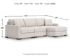 Seccional de 3 piezas con chaise longue Omaha by Ashley