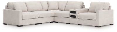 Seccional de 6 piezas Omaha by Ashley con consola de audio