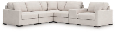 Seccional de 6 piezas Omaha by Ashley con consola de almacenamiento