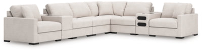Seccional Omaha by Ashley de 8 piezas con consolas de audio y almacenamiento