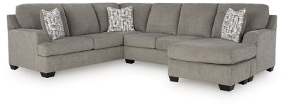 Seccional Erinsburg de 2 piezas con chaise longue