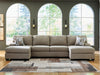 Newellen 3-Piece Sectional with Double Chaise