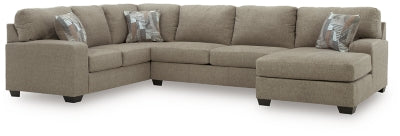 Seccional cama de 3 piezas Newellen con chaise longue