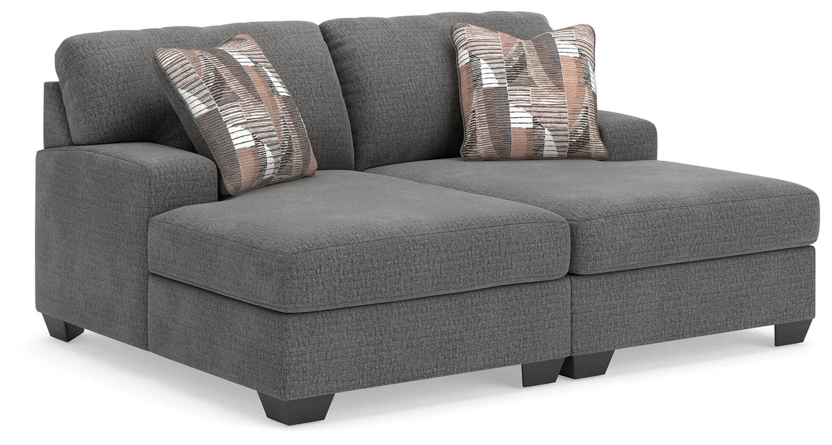 Newellen 2-Piece Super Chaise - Greystone
