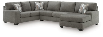Seccional cama de 3 piezas Newellen con chaise longue