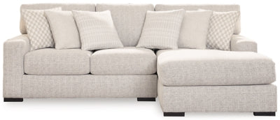 Seccional Larce de 2 piezas con chaise longue - Piedra