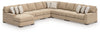 Seccional Larce de 6 piezas con chaise longue