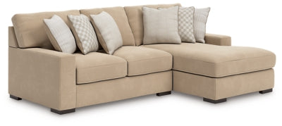 Seccional Larce de 2 piezas con chaise longue