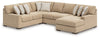 Seccional Larce de 4 piezas con chaise longue