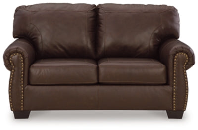 Colleton Loveseat - Dark Brown