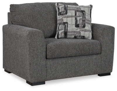 Gardiner Oversized Chair - Pewter