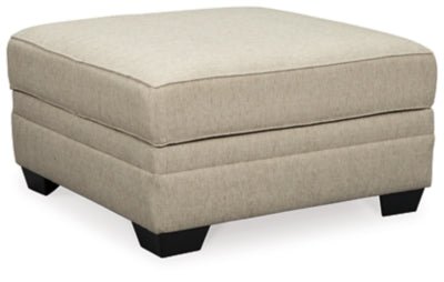 Luxora Ottoman With Storage - Bisque
