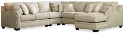 Seccional Luxora de 5 piezas con chaise longue