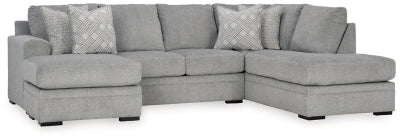 Seccional de 2 piezas Casselbury con chaise longue - Cemento