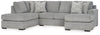 Seccional de 2 piezas Casselbury con chaise longue