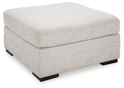 Koralynn Oversized Accent Ottoman - Stone