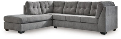 Marleton 2-Piece Sectional with Chaise - Gray