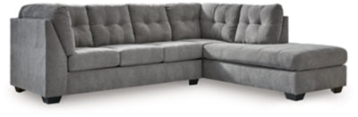 Marleton 2-Piece Sectional with Chaise - Gray