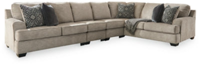 Bovarian 4-Piece Sectional - Stone