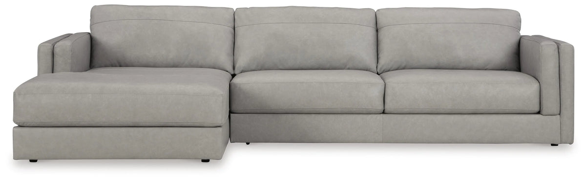 Amiata 2-Piece Sectional with Chaise - Glacier