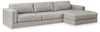 Seccional de 2 piezas con chaise longue Amiata