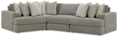 Avaliyah 4-Piece Sectional - Ash