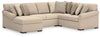 Seccional LadyMae de 4 piezas con chaise