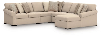 Seccional LadyMae de 5 piezas con chaise