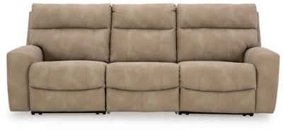 Next-Gen DuraPella 3-Piece Power Reclining Sectional Sofa - Sand