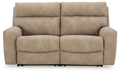 Next-Gen DuraPella 2-Piece Power Reclining Sectional Loveseat - Sand