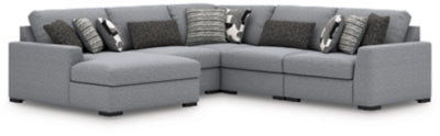 Seccional Bealton de 5 piezas con chaise longue