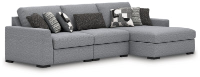 Seccional Bealton de 3 piezas con chaise longue
